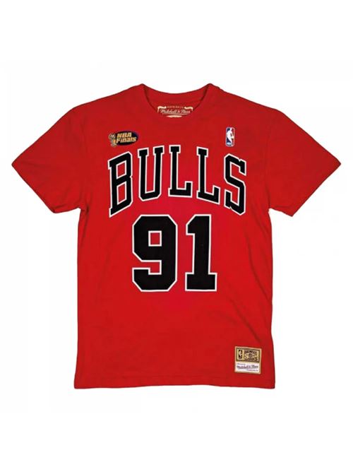 Mitchell&Ness t-shirt Rodman 91 Bulls Mitchell&Ness | BMTRINTL1074RODMAN 91